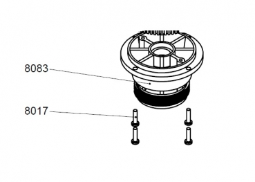 Schrauben für Unteres Lagerschild (für Motor JP-280)
