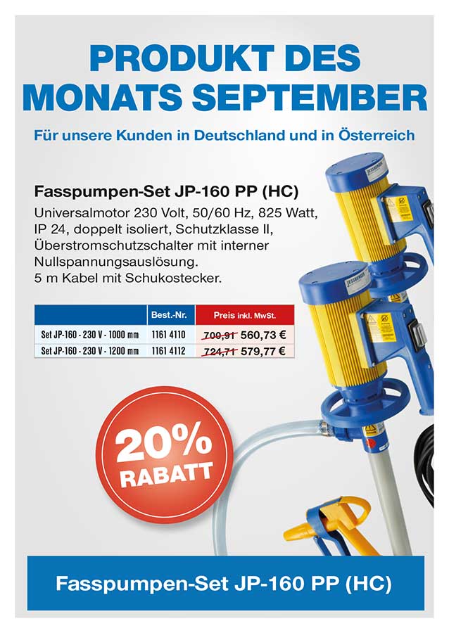 20 % Nachlass - Produkt des Monats